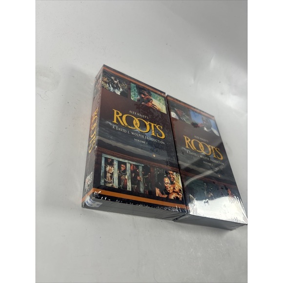 Roots Alex Haley VHS Vol 1 & 2 Sealed David L Wolper Production Classic - Picture 5 of 11